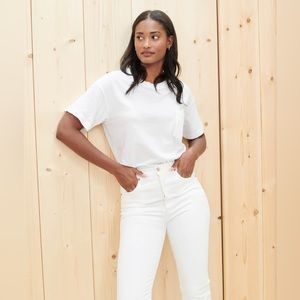 Jenni Kayne Vintage Pocket Tee in white